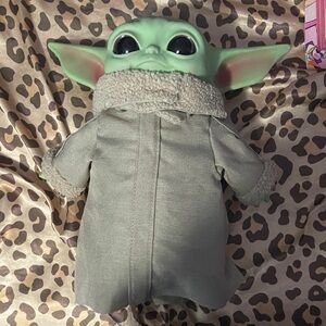 mattel star wars green baby yoda doll